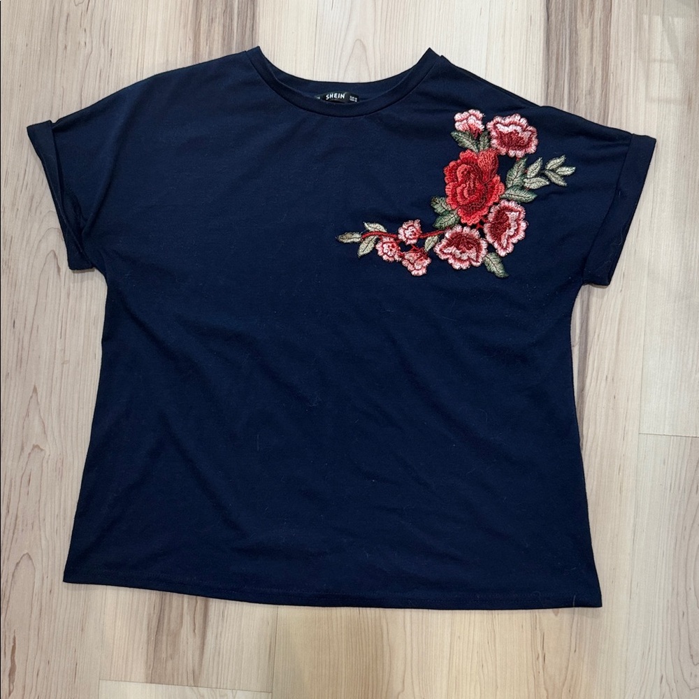 SHEIN Navy Top